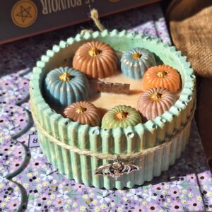 Boîte à Bougies Citrouilles Pastel, MonaLuna Candles
